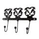 Decorative Black Iron Wall Hooks